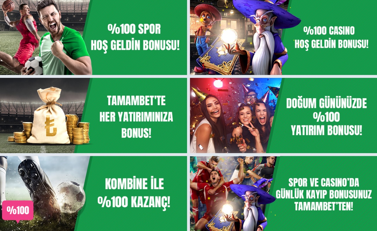 Tamambet bonus kampanyaları